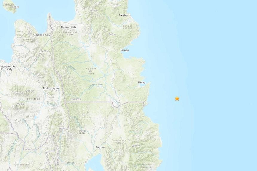 6.7 magnitude earthquake hits Mindanao island in the Philippines, according to a German research center