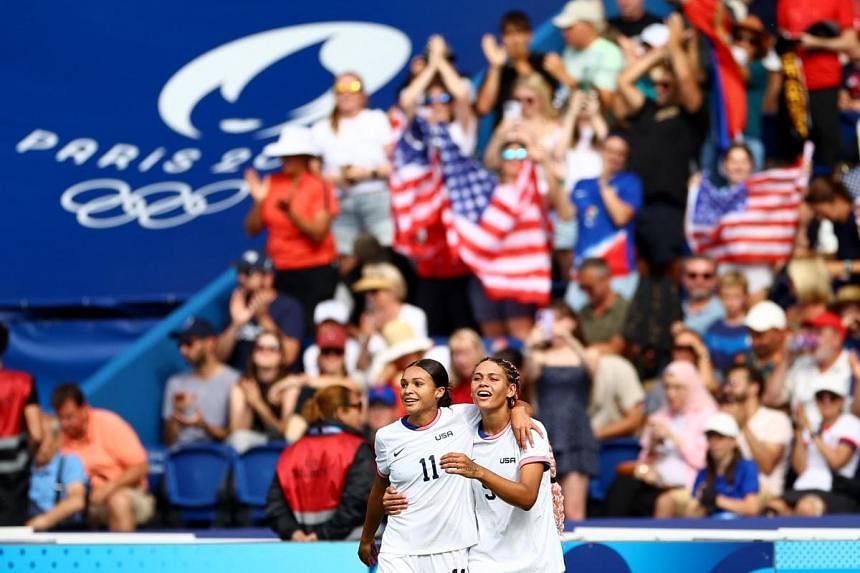 SoccerGermany face U.S., Spain take on Brazil in women's soccer semis