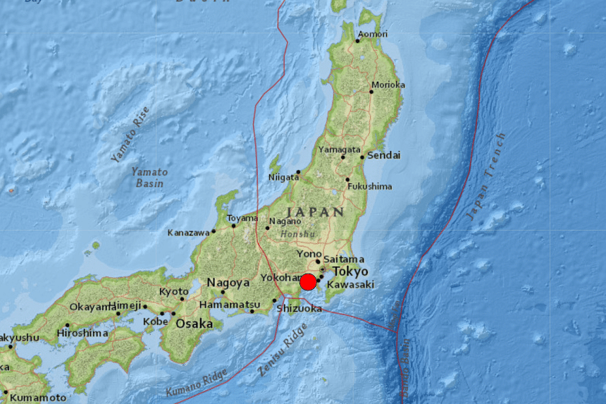 5.3magnitude earthquake hits Tokyo after Japan issues ‘mega quake