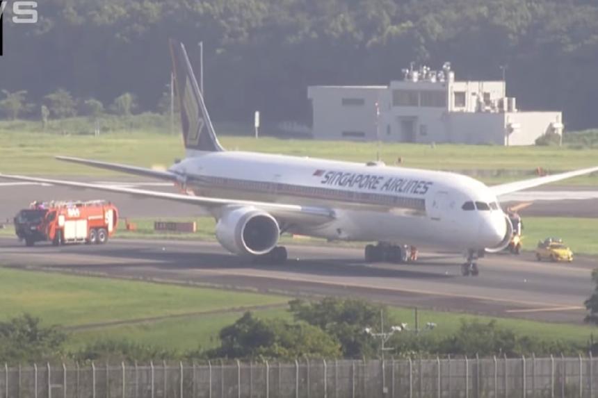 Singapore Airlines flight landed at Japan’s Narita Airport with smoke ...