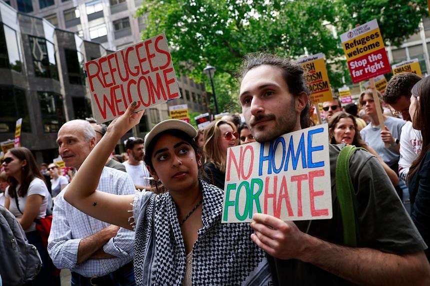 As anti-racism protests grow, Singaporeans emerge from riot-hit UK with ...