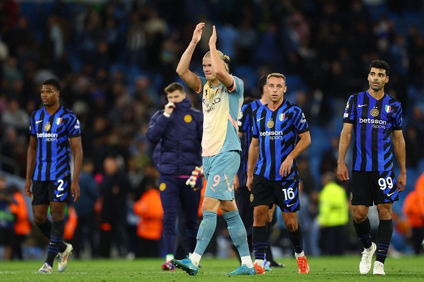 Manchester City blunted by Inter Milan in Champions League stalemate