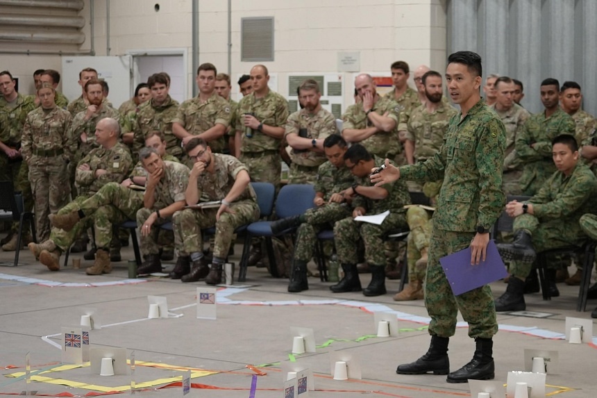 SAF concludes military exercise with armies of Britain, Australia, Malaysia, New Zealand