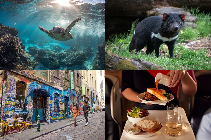 Reef adventures, foodie delights, and wildlife encounters: Let your Australian adventure take flight