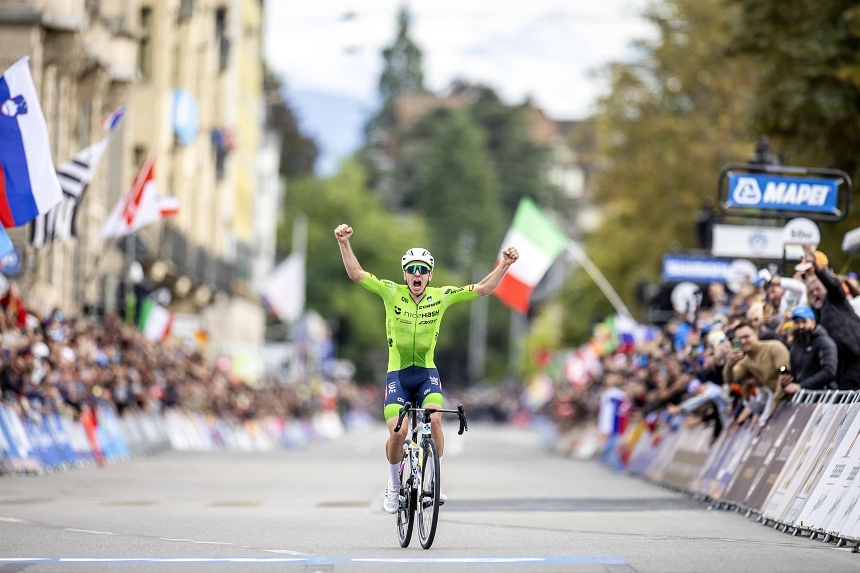 Tadej Pogacar on top of the world after sealing cycling triple crown