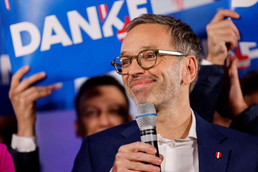 European rightwing parties revel in election victory of Austria’s far