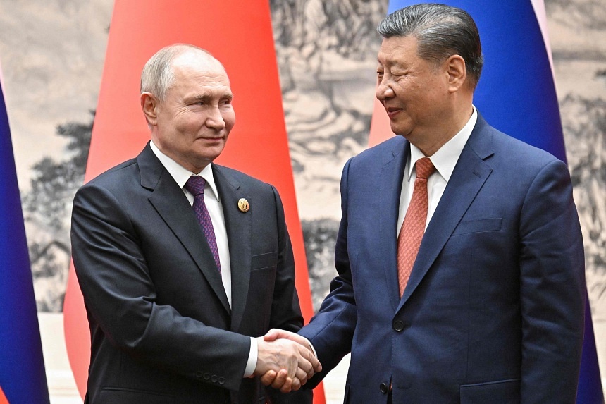 China's Xi tells Putin he is ready to expand relations (state media)