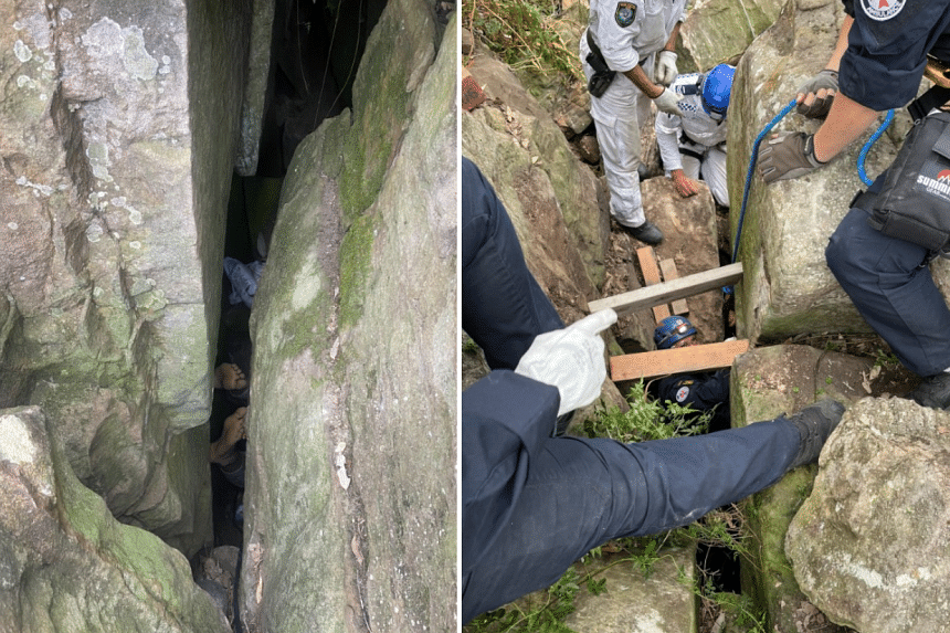 Aussie Woman Stuck Upside Down For 7 Hours Between Boulders After ...