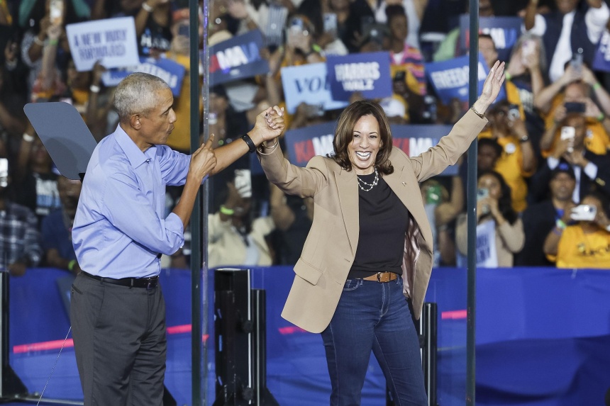 Harris rally with Springsteen, Obama in draws 20,000 people