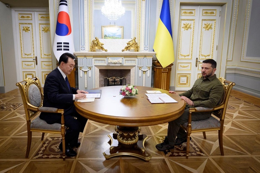 Ukraine, South Korea to enhance cooperation to counter North Korea: Zelensky