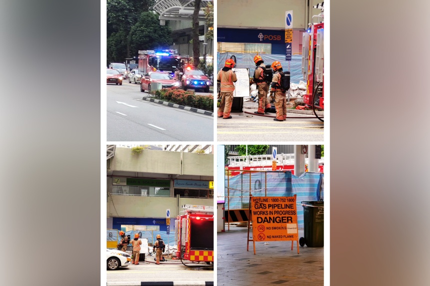60 people evacuated after gas leak detected in Tanjong Pagar