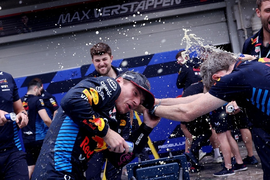 Red Bull F1 driver Max Verstappen answers critics with one of his best