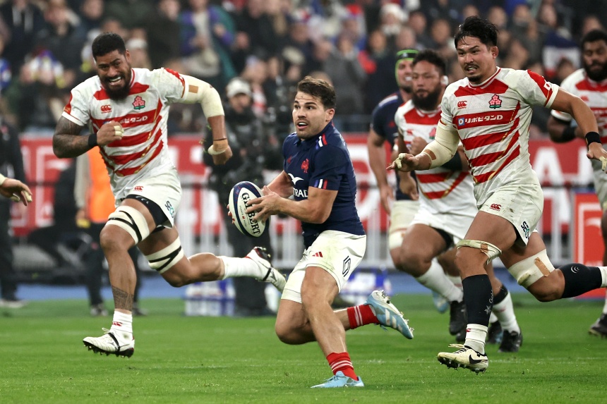 ‘Hungry’ France rugby star Antoine Dupont shines in win over Japan