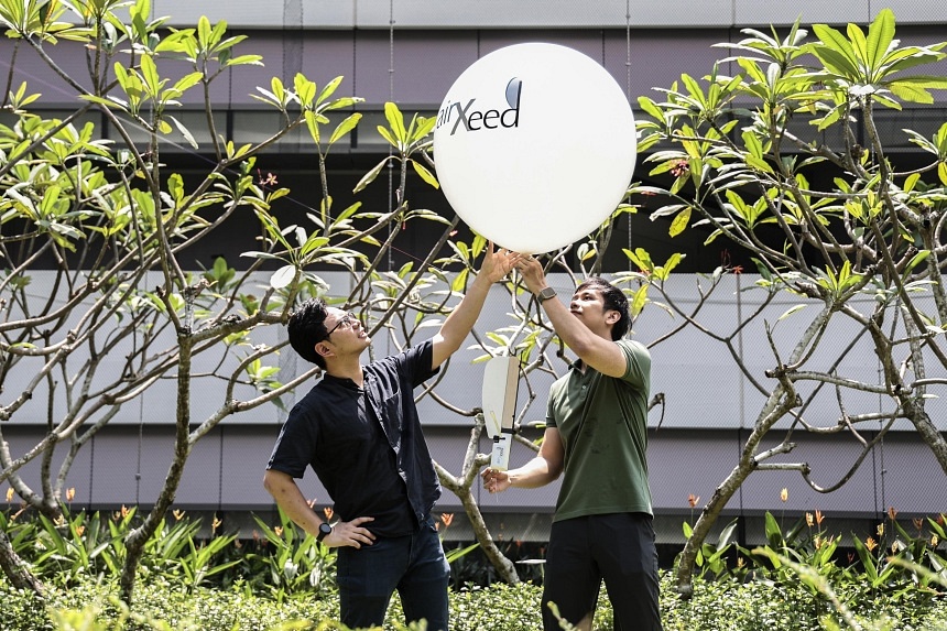 SUTD students who designed device inspired by maple seed win James Dyson sustainability award