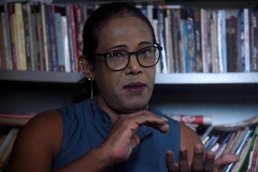 Sri Lanka's first transgender candidate hopes to break political, social barriers