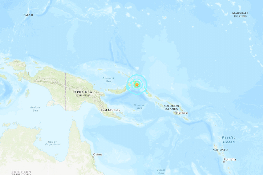 6.6-magnitude quake strikes off Papua New Guinea: USGS