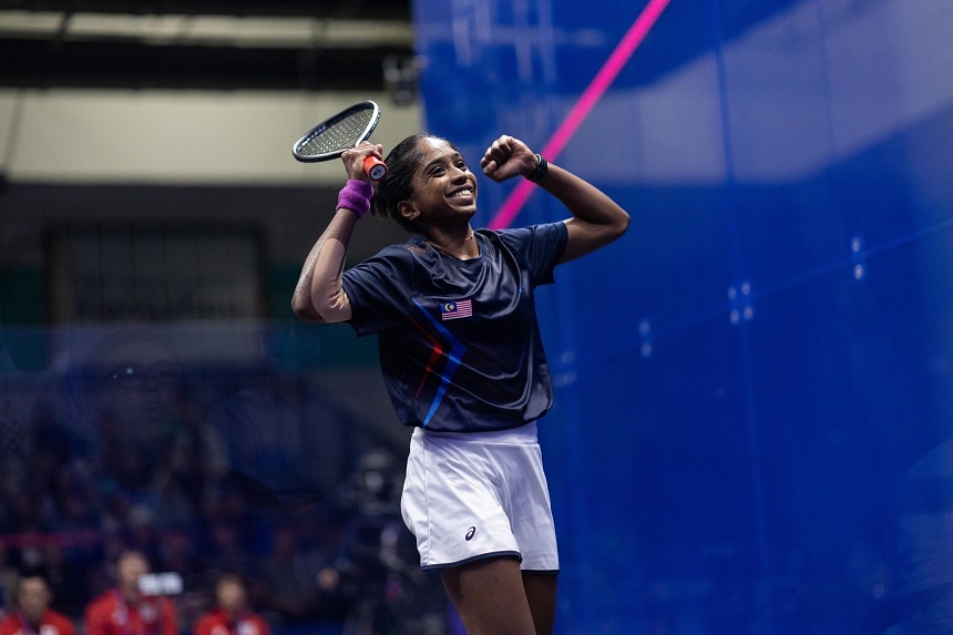 Malaysia’s Sivasangari Subramaniam plays down comparisons with squash legend Nicol David