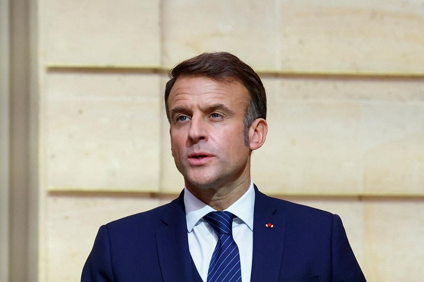 France's Macron says strikes on Ukraine show Putin does not want peace