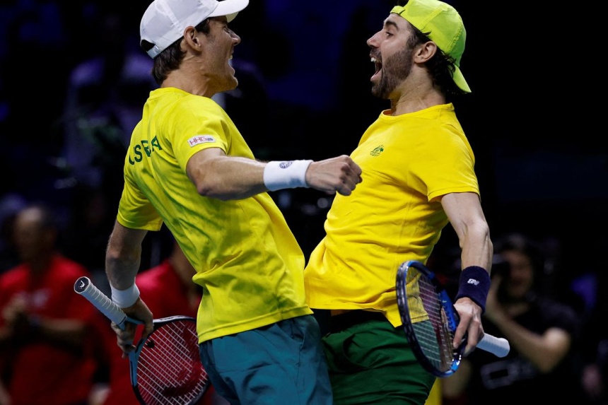 Australia edge out US to reach Davis Cup semifinals The Straits Times
