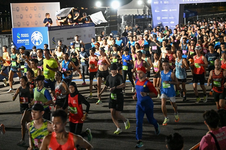 Road closures for Nov 29-Dec 1 Standard Chartered Singapore Marathon