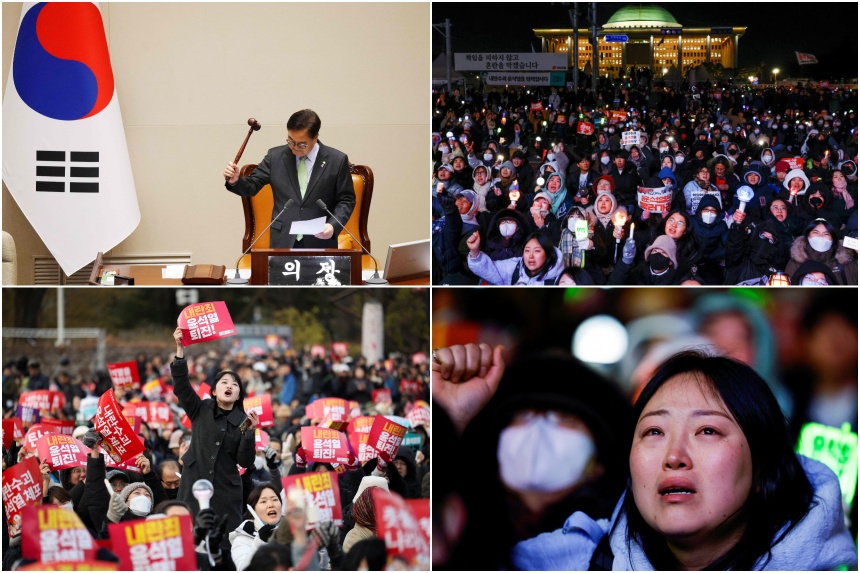 Martial law, protest, walkout: South Korea’s wild week