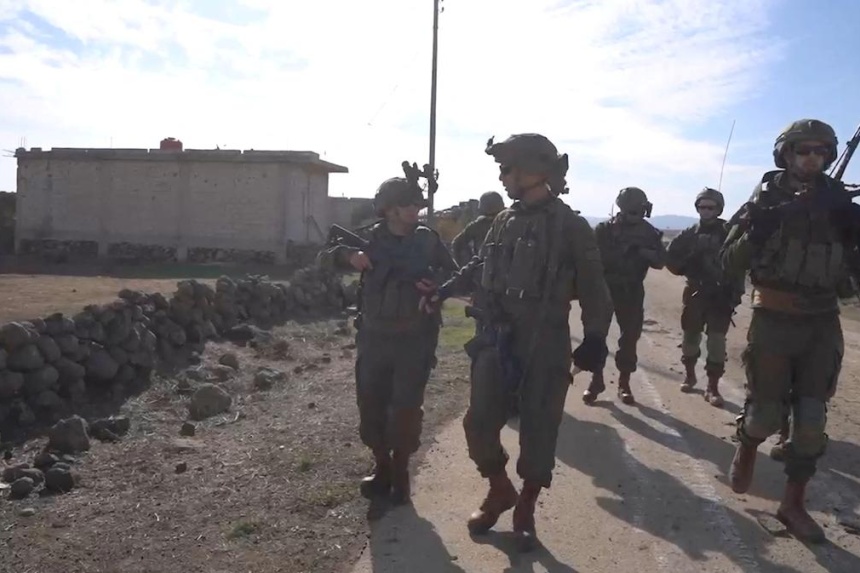 Israeli denies its forces have gone past Syria buffer zone