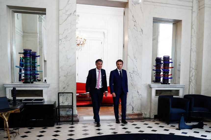 French Socialists repeat call for left-wing PM as Macron seeks coalition talks