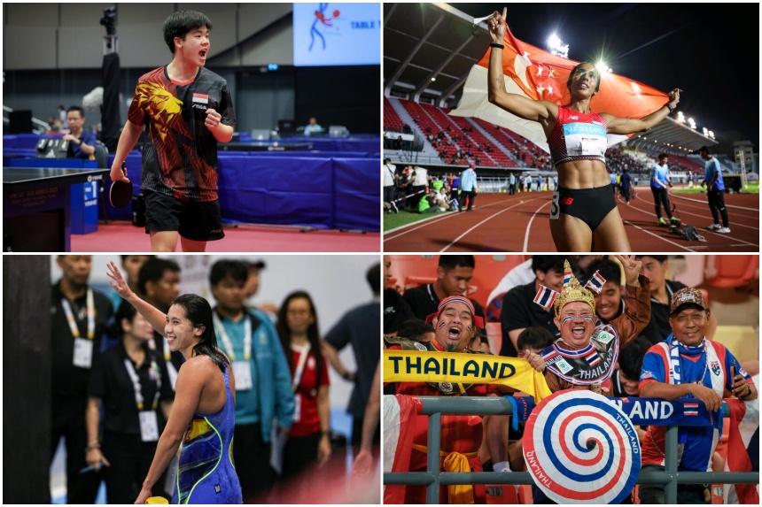 ST Full-time Report: Men’s team retain SEA Games table tennis gold | Milestones for sprint queen Shanti and swimmers