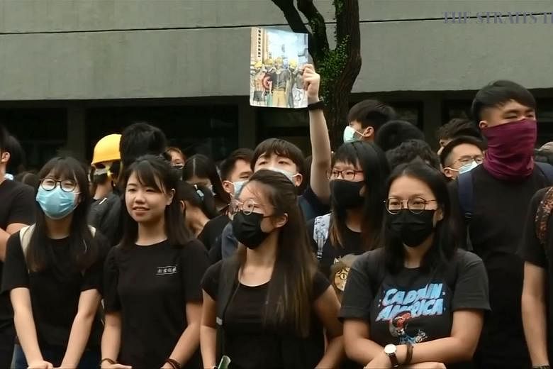 Hong Kong students hold second day of class boycotts and pro-democracy ...