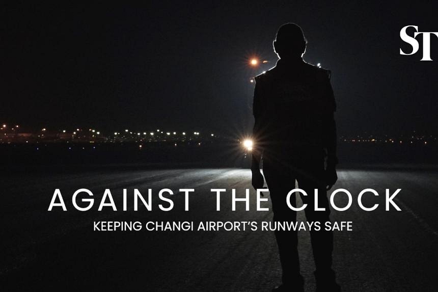 How Changi Airport keeps its runways safe for airplanes | The Straits Times