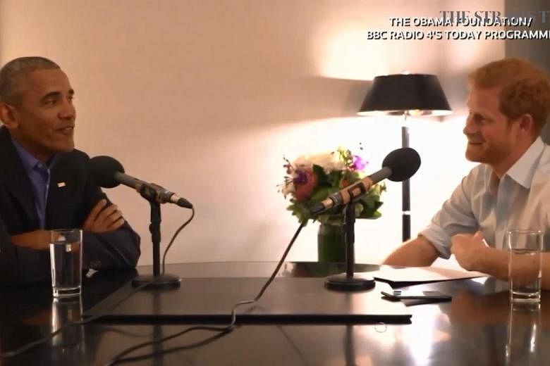 Prince Harry Interviews Barack Obama For Bbc Radio Show The Straits Times 5393