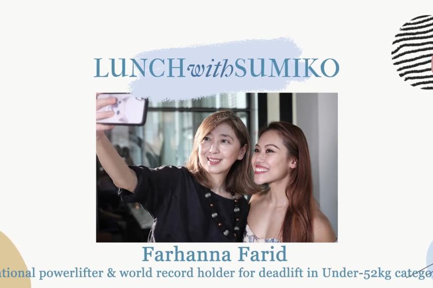 Lunch with Sumiko Farhanna Farid is a petite powerlifter capable of