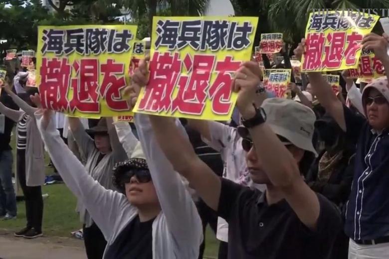 Thousands protest US bases on Okinawa after Japan woman’s murder | The ...