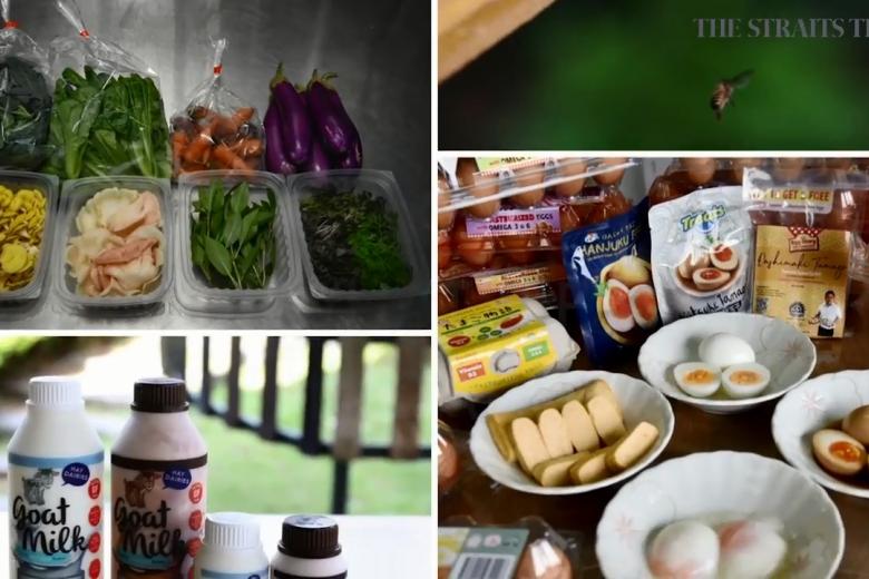 Buy local Eggs, vegetables, fish, goat's milk and honey are farmed in