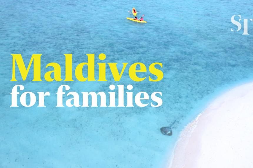 Not just for honeymooners, the Maldives is also fun-filled for families