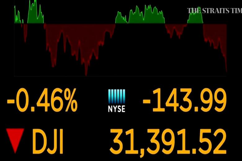 US stocks retreat, extending volatile run | The Straits Times