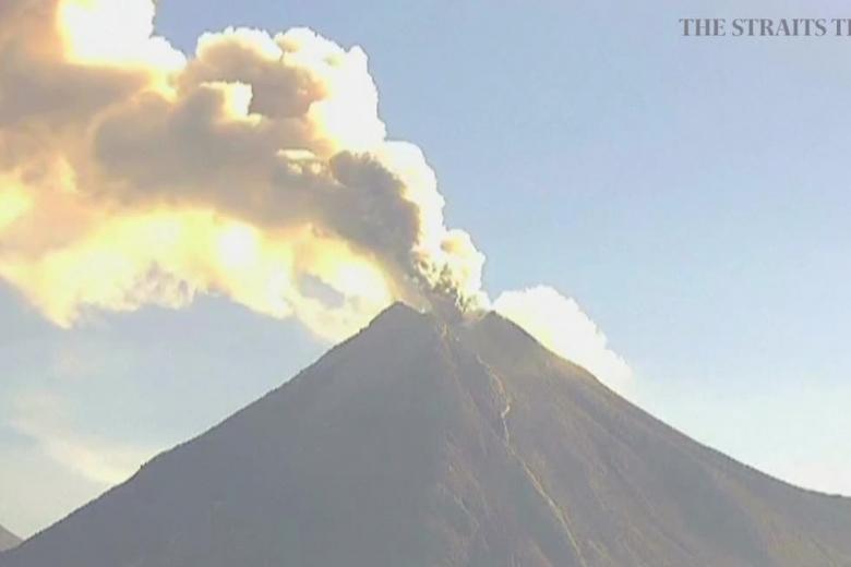 Colima volcano in Mexico erupts, spewing smoke and ash | The Straits Times