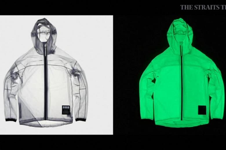 Glowinthedark jacket that is charged by sunlight The Straits Times