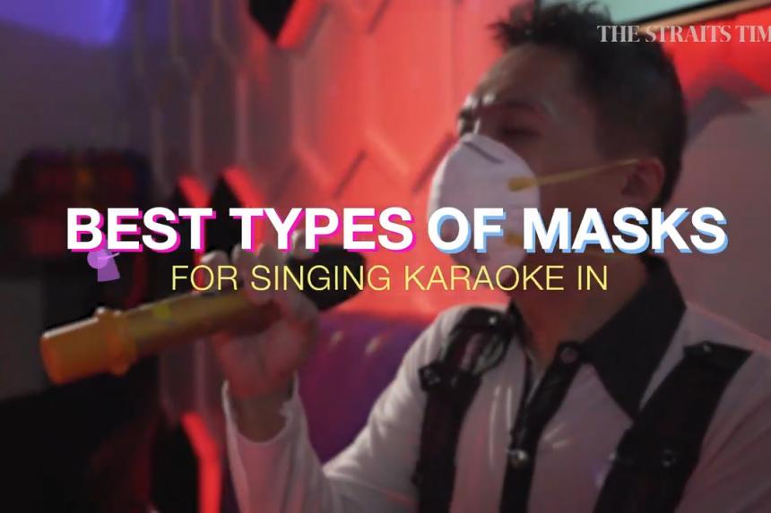 How to sing karaoke with a mask on The Straits Times