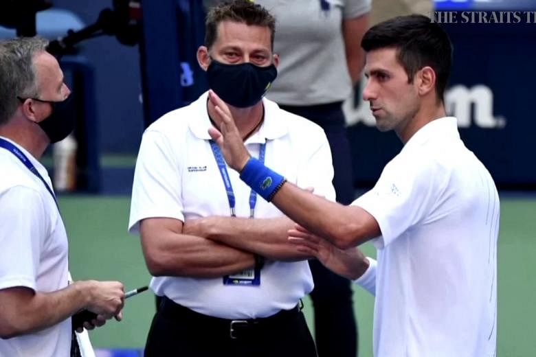 Tennis: Djokovic Disqualified From US Open After Hitting Lineswoman ...