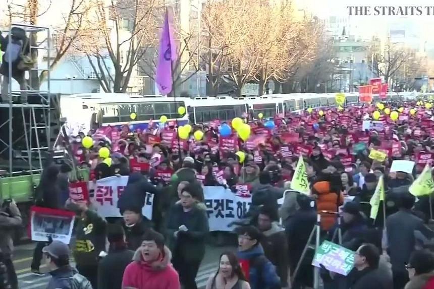 South Korea Parliament Votes In Favour Of Impeaching President Park ...