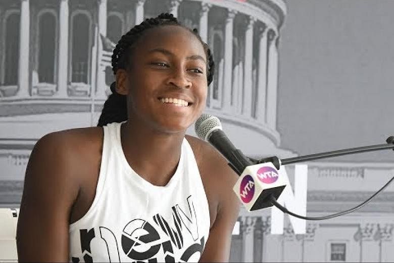 Tennis Wimbledon teen star Coco returns in Washington qualifying The