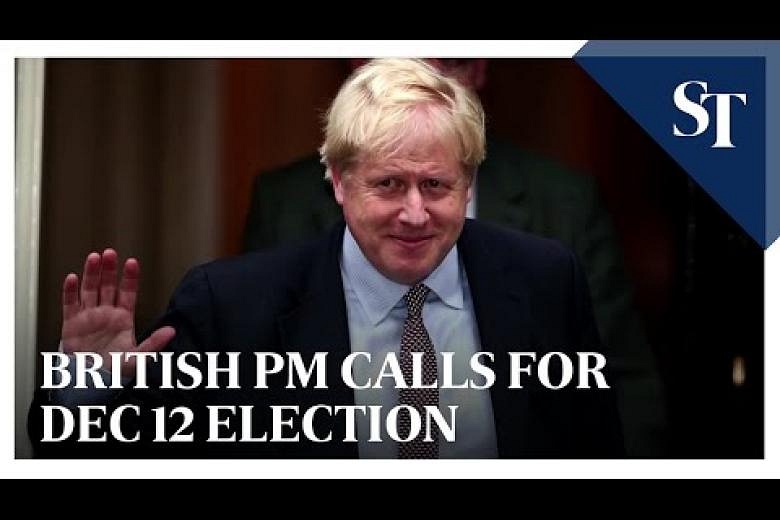 British PM Boris Johnson To Seek Dec 12 Election To Break Brexit ...