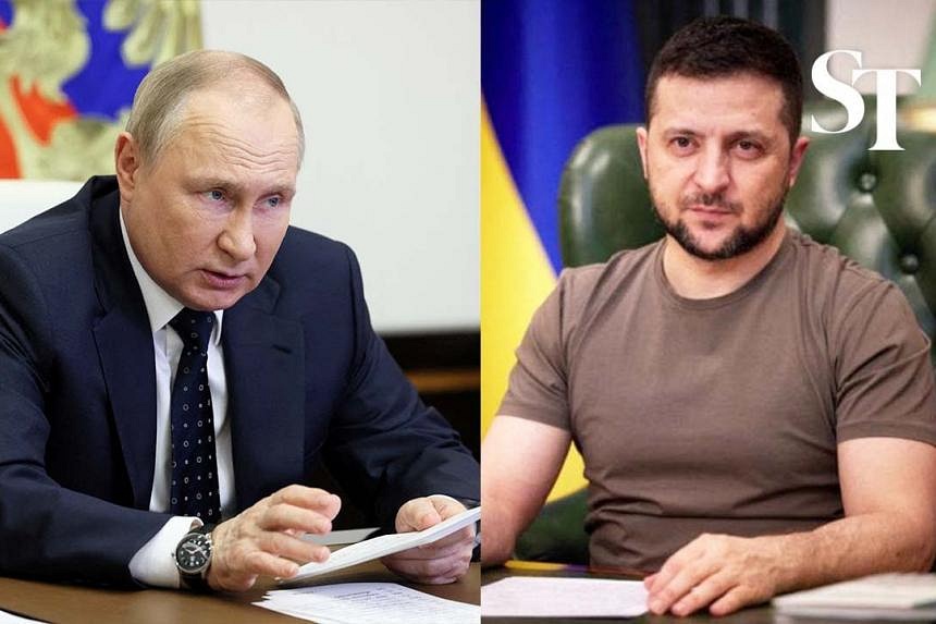 Ukraine President Zelensky Renews Offer Of Peace Talks With Putin | The ...