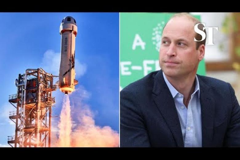 Prince William tells space tourists Fix Earth instead The Straits Times
