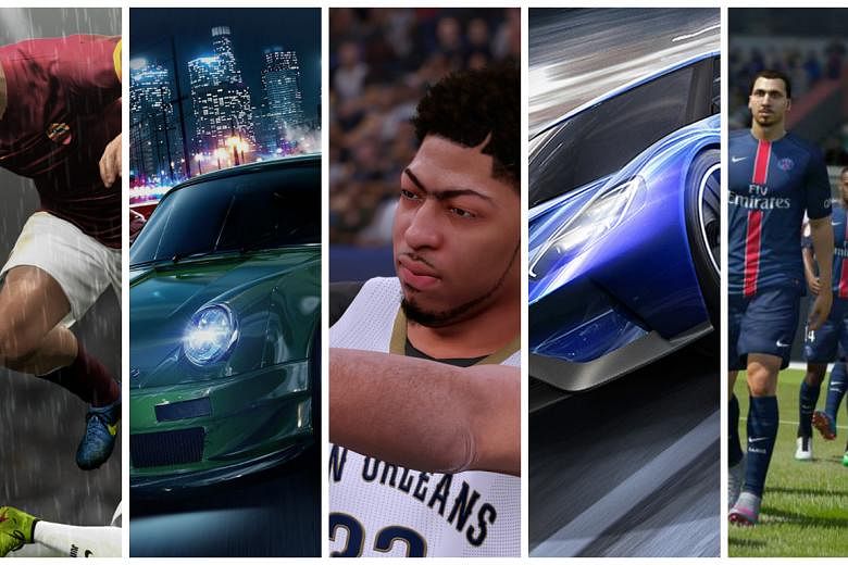 ST Digital Awards: Nominees for best sports or racing game.