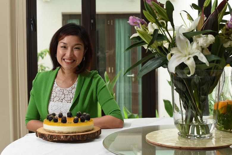 The passionfruit lime cheesecake by Ms Jenny Lie was inspired by her son, who loves lemons.