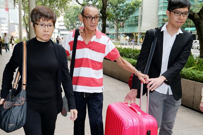 Blogger Roy Ngerng leaving the High Court yesterday with his parents. In court, Mr Ngerng apologised to Mr Lee, but soon alleged that he was being "reckless" in bringing the suit. He also suggested that Mr Lee was not doing his duty as the Prime Mini