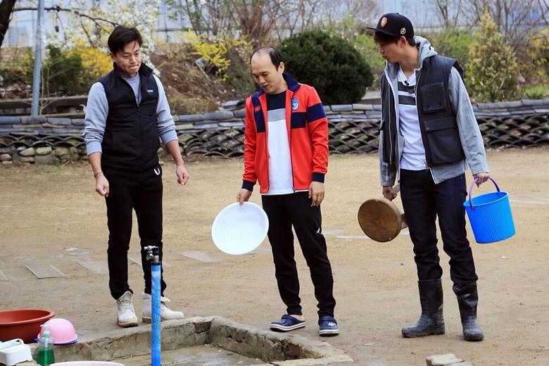 Root for lovebirds U-ie and Sung Jun (both above) in The Privileged, while in 3 Meals A Day - Jeongseon Village, South Korean celebs (below, from left) Lee Seo Jin, Kim Kwang Kyu and Ok Taec Yeon try their hand at farming and cooking.