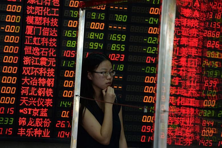 The Shanghai stock market has declined 40 per cent since mid-June while Shenzhen has dropped 32 per cent.